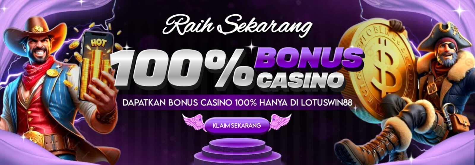 BONUS CASINO 100%